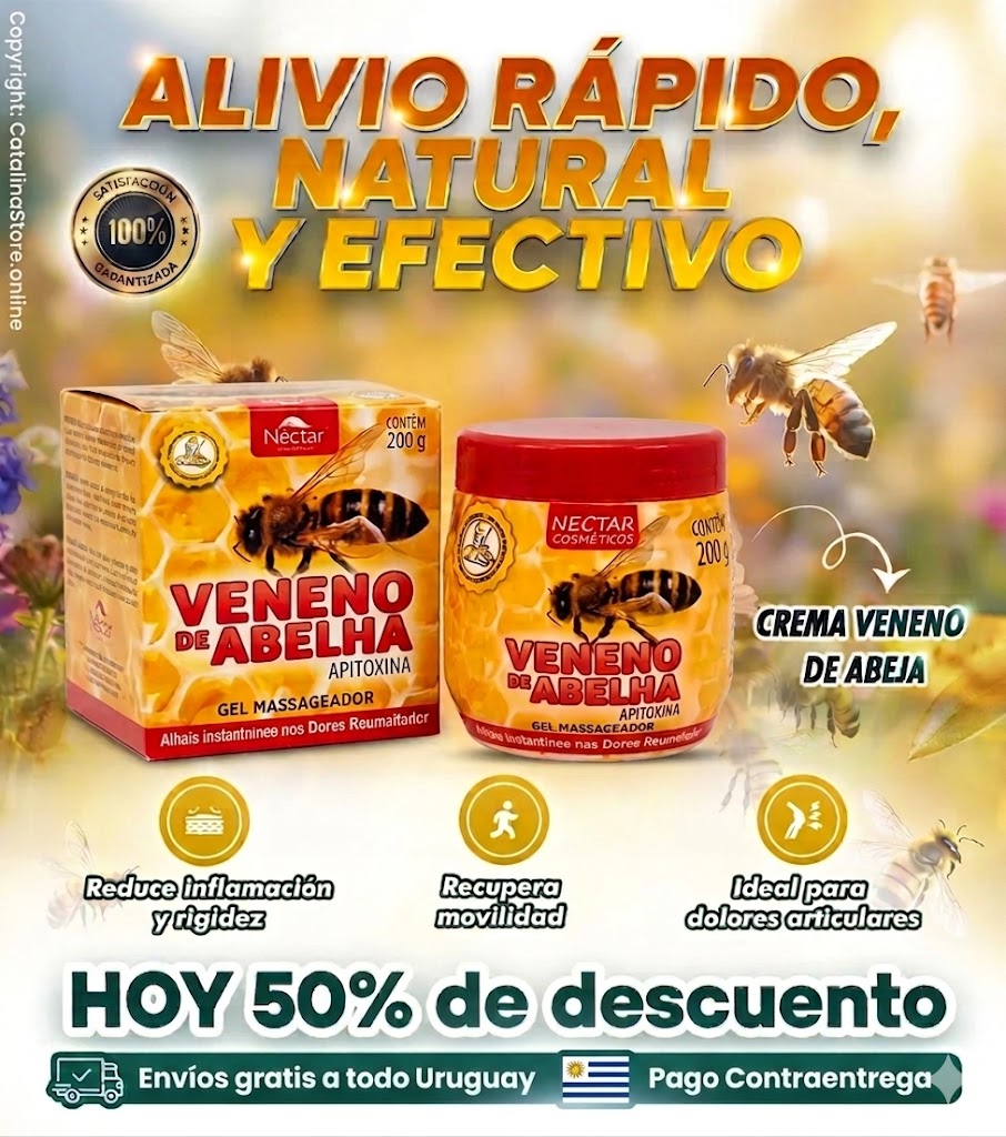Crema Veneno de Abeja - GEL PARA ARTICULACIONES + Envio GRATIS