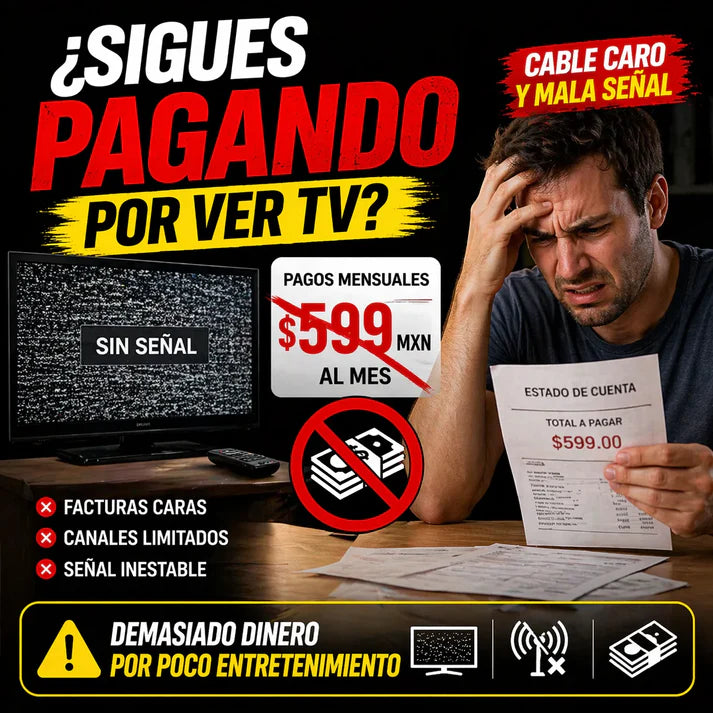 Antena Digital 4K Ultra HD | + Canales Gratis + Envio GRATIS + 50% de Descuento
