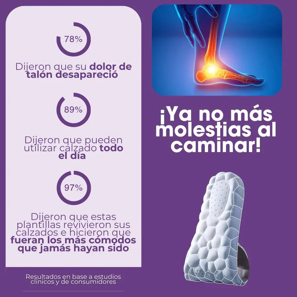 Plantillas Cloud-Comfy 5D | Elimina el dolor plantar para siempre + Envio GRATIS