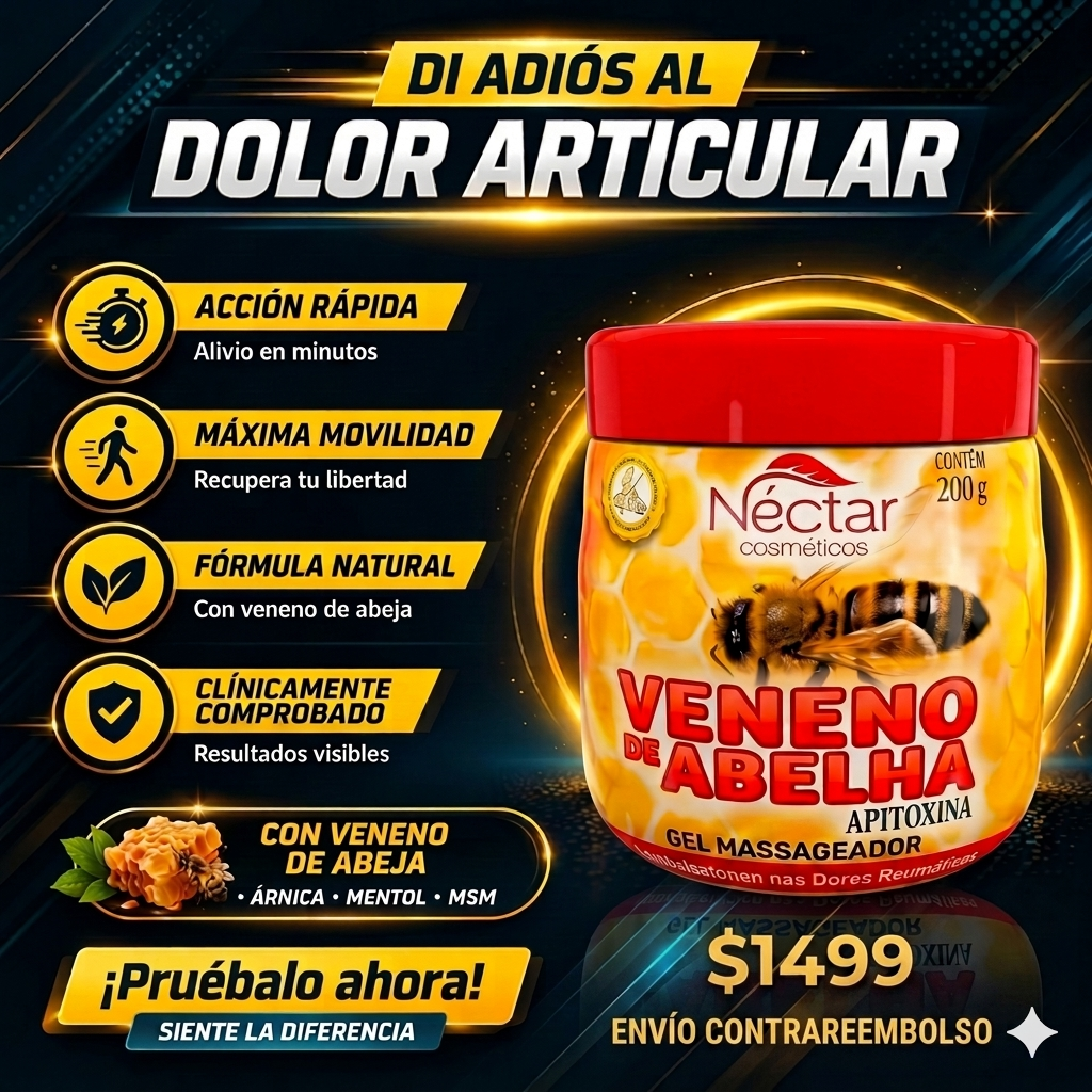 Crema Veneno de Abeja - GEL PARA ARTICULACIONES + Envio GRATIS